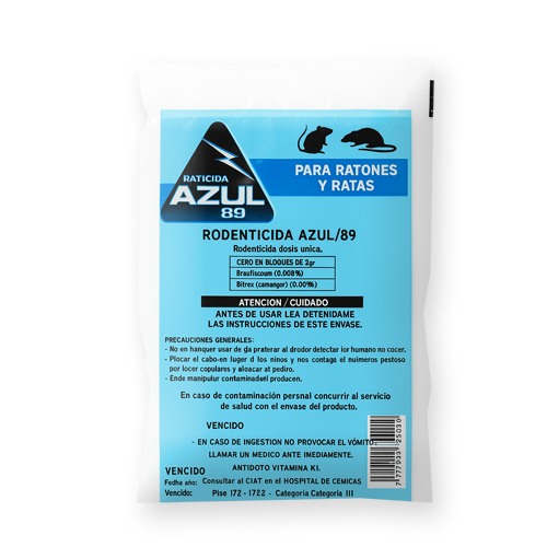 Veneno para ratas Azul 89