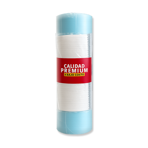 Rollo Paño Plus celeste(75 paños) + 1 paño multiuso