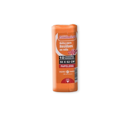 Bolsa para residuos naranja Solubol