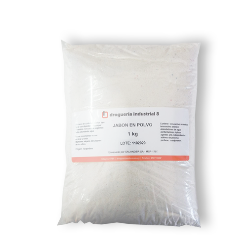 Jabon en polvo espuma controlada
