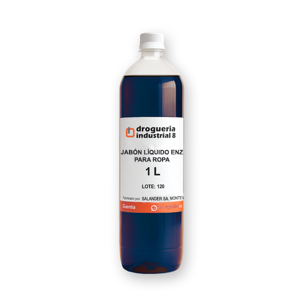 Jabon liquido enzimatico espuma controlada