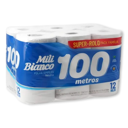 Papel higienico Mili 16 rollos c/60metros