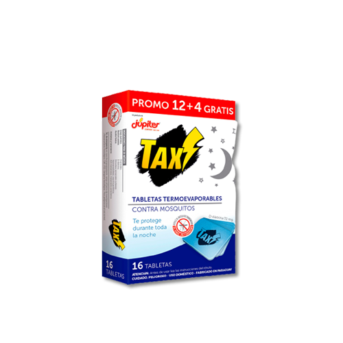 Tabletas termoevaporables para mosquitos 