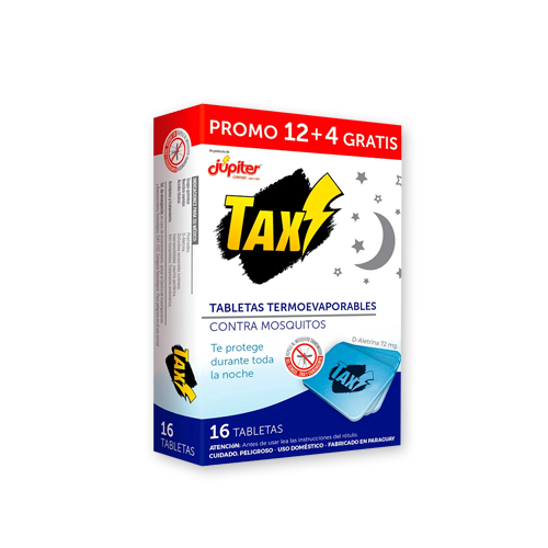 Tabletas termoevaporables para mosquitos 