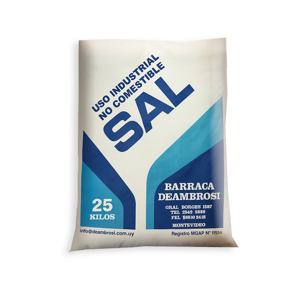 Sal de uso industrial bolsa 25kg