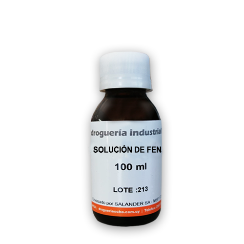 Solucion Rojo fenol 0,02% (100ml)