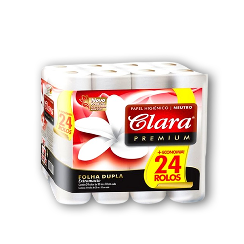 Papel higienico Clara 12 rollos c/30 metros