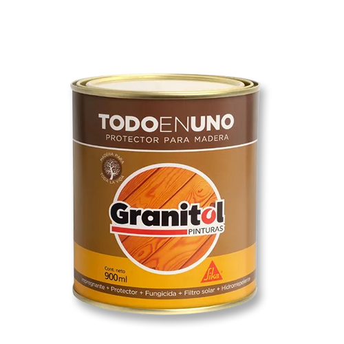 Todo en uno para proteccion madera 900 ml