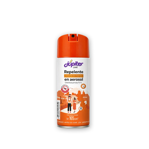 Repelente p/mosquitos en aerosol  165ml Jupiter