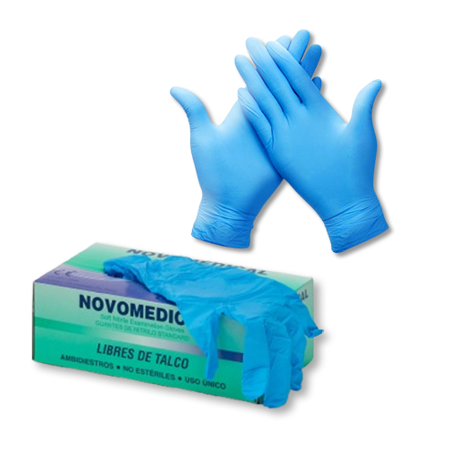 Guantes Nitrilo descartable (caja 100 unidades)