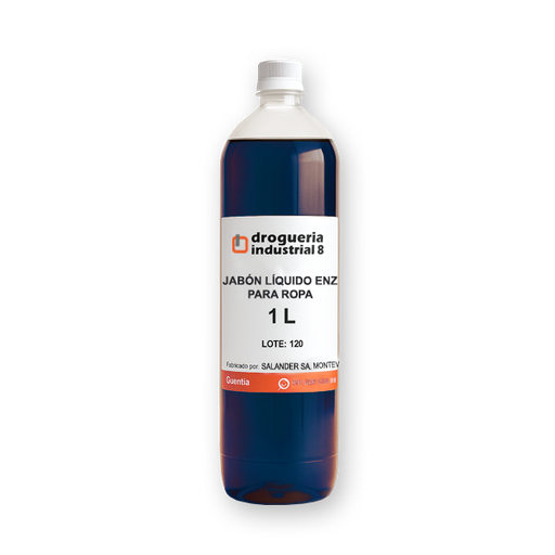 Jabon liquido enzimatico espuma controlada