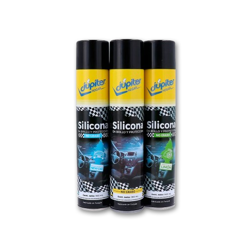 Silicona en aerosol para autos Jupiter 360ml