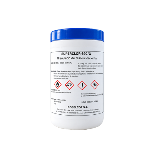 Cloro granulado SUPERCLOR MX 690 G