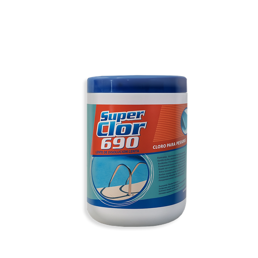 Cloro disolución lenta SUPERCLOR 690T (1kg)